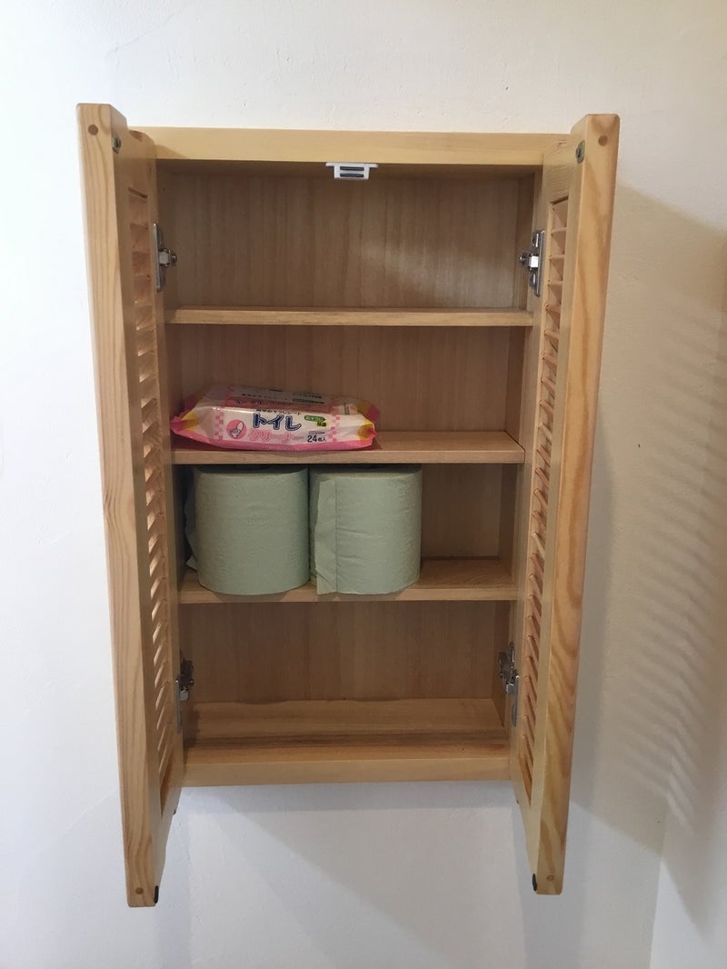 【収納取付】トイレ用の壁面収納を設置！（静岡市葵区）