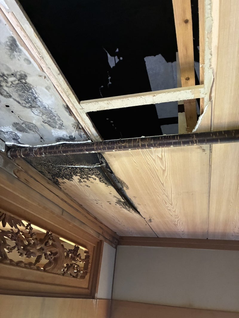 【内装リフォーム】老朽化で剥がれた天井を修理（静岡県浜松市）