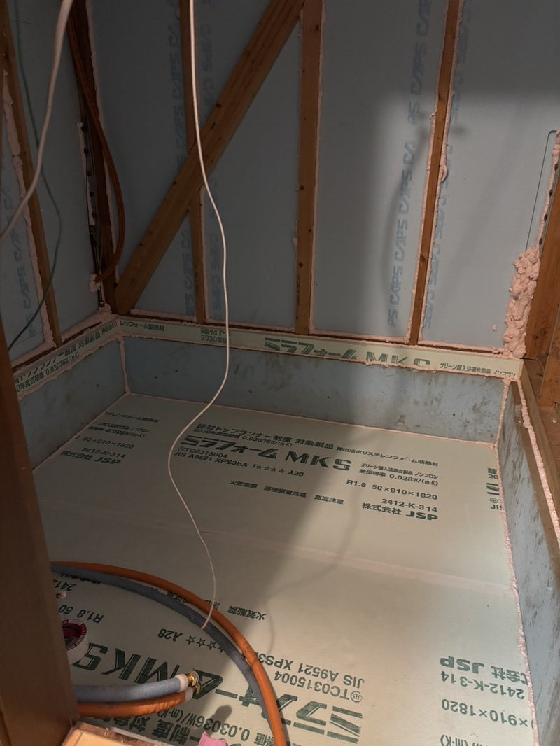 浴室リフォームの基礎断熱工事（静岡市清水区）